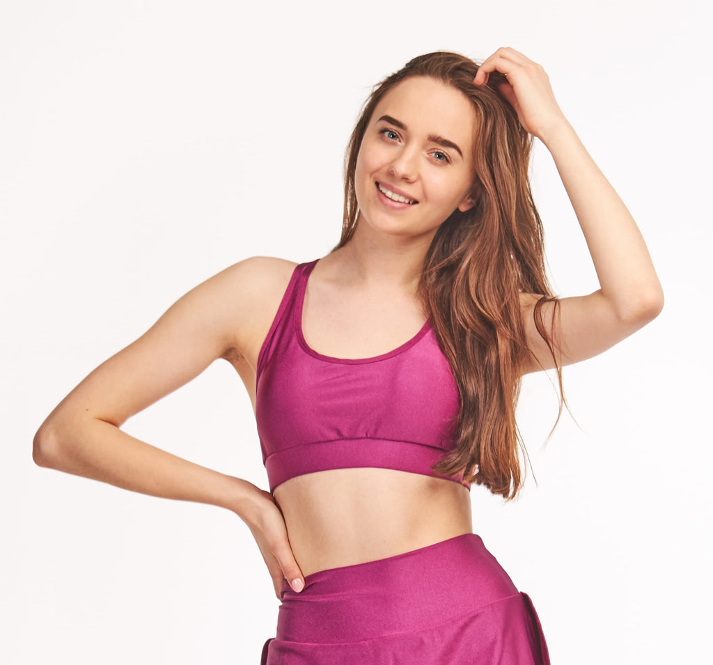 Top Leblon PLUM