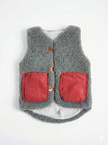 Baby/Kid Virgin Wool Vest - Gray