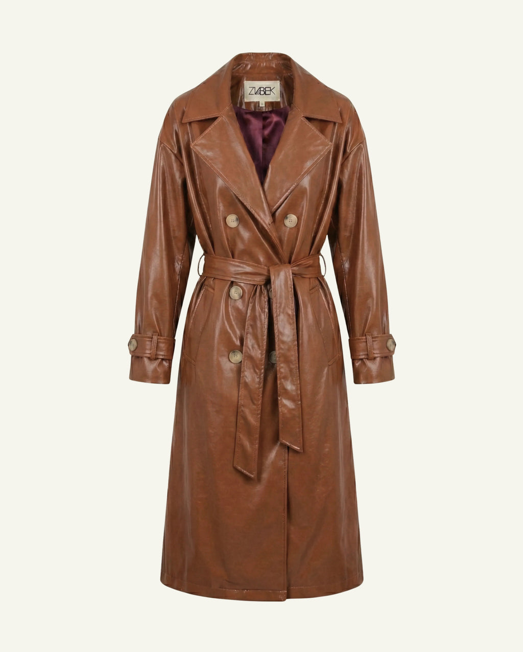 Trench Coat - Chocolate Brown