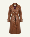 Trench Coat - Chocolate Brown